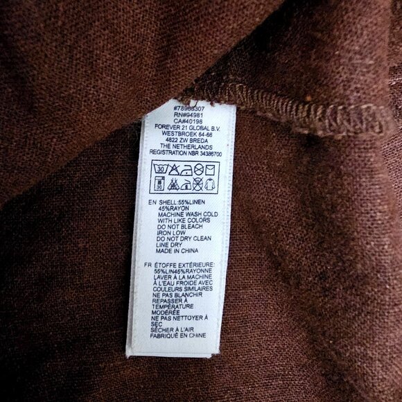 Brown Button-Front Skirt L/G By Boutique XXI - Picture 4 of 8